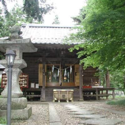 篠葉沢稲荷神社の拝殿